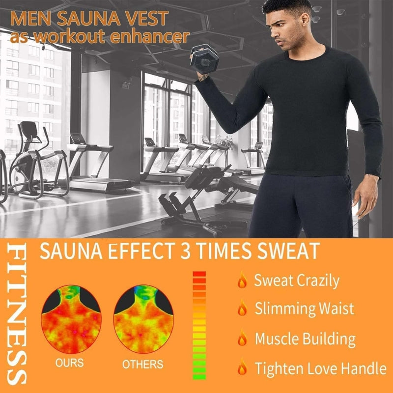 Tracksuits Elastic Waist Sauna Suit Set