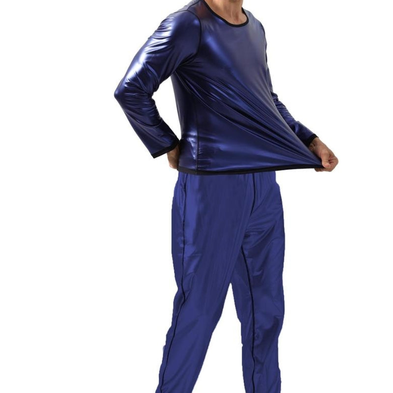 Tracksuits Elastic Waist Sauna Suit Set