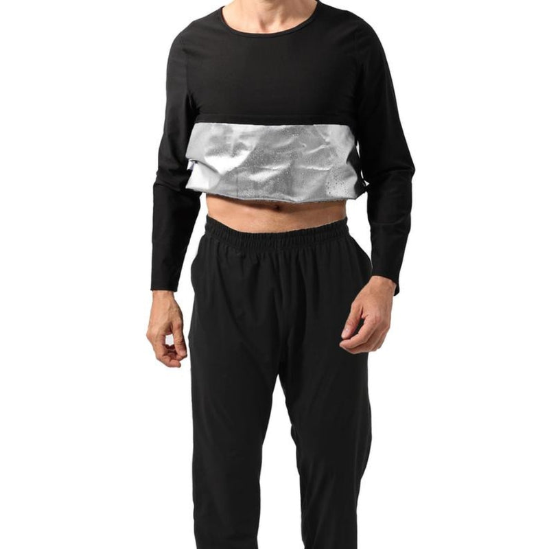 Tracksuits Elastic Waist Sauna Suit Set