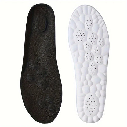 1Pair/2Pairs/4Pairs High Elasticity Latex Sport Insoles Soft Shoe Pads Arch Support Orthotic Insoles Breathable Deodorant Insole