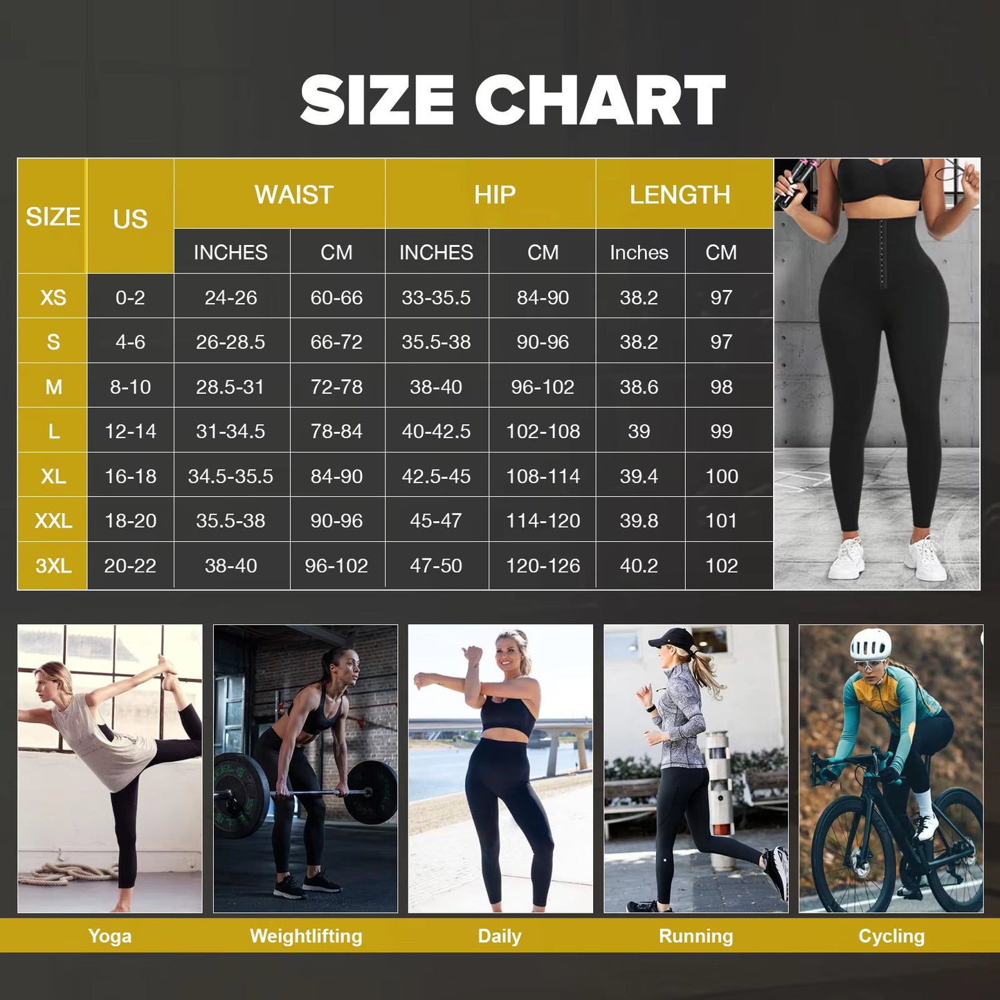 Blue Neoprene Sauna Tummy Control Leggings